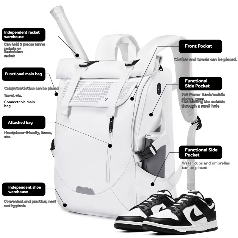 Badminton bag, tennis fitness  - Embroidery Computer のレビューと価格