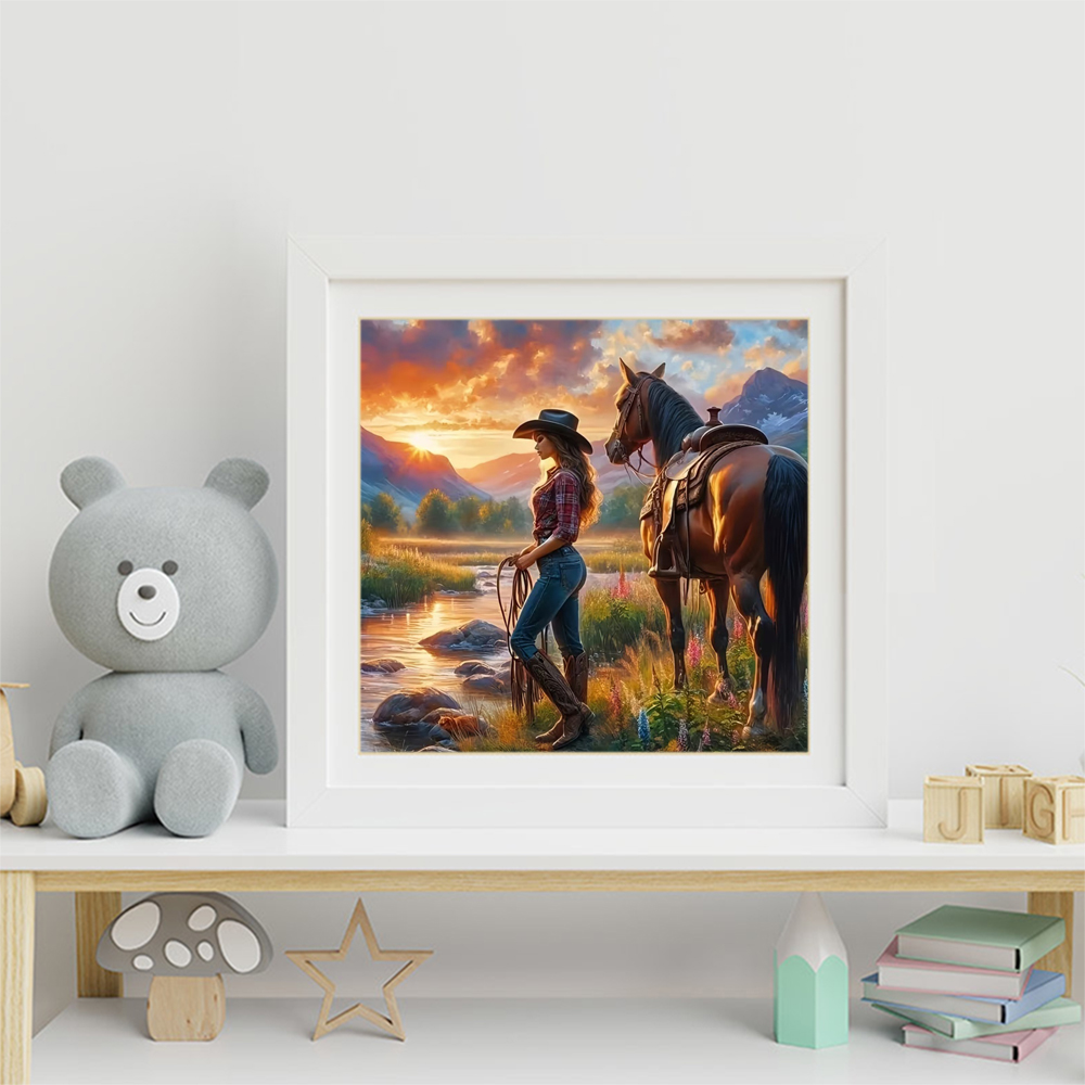 Momoart Diamond Embroidery Wom - Embroidery Horse のレビューと価格