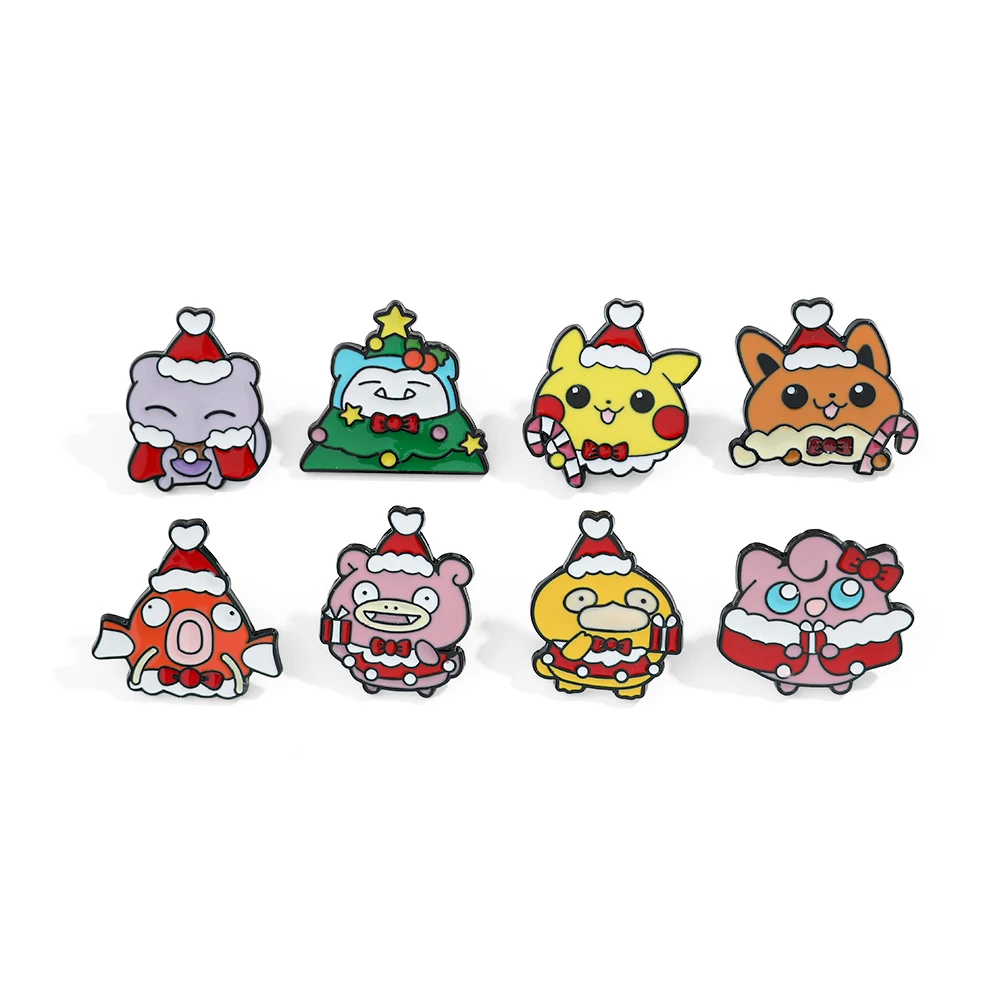 8 Pcs Christmas Slowpoke Brooc - Embroidery Textile のレビューと価格