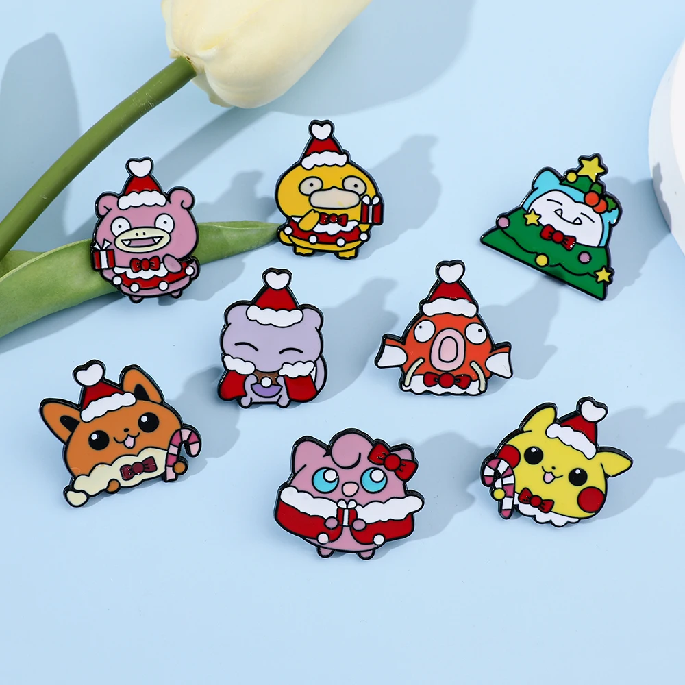 8 Pcs Christmas Slowpoke Brooc - Embroidery Textile のレビューと価格