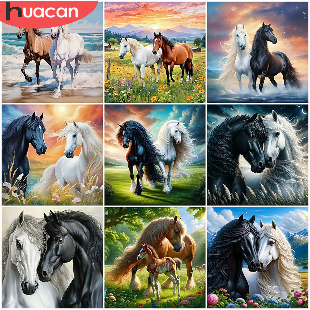 HUACAN New Collection Diamond  - Embroidery Horse のレビューと価格