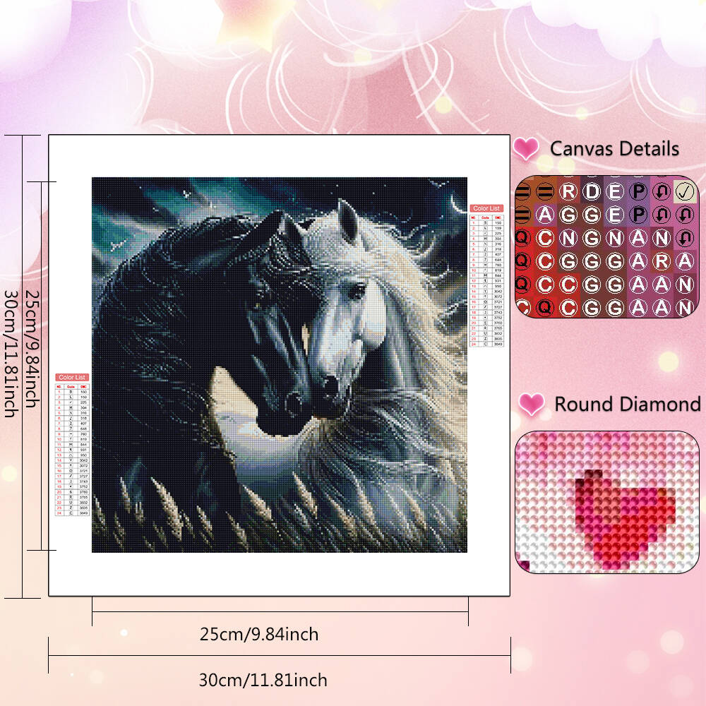 HUACAN New Collection Diamond  - Embroidery Horse のレビューと価格