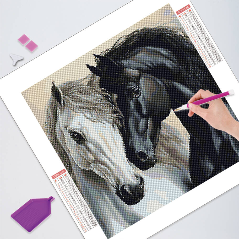 HUACAN New Collection Diamond  - Embroidery Horse のレビューと価格