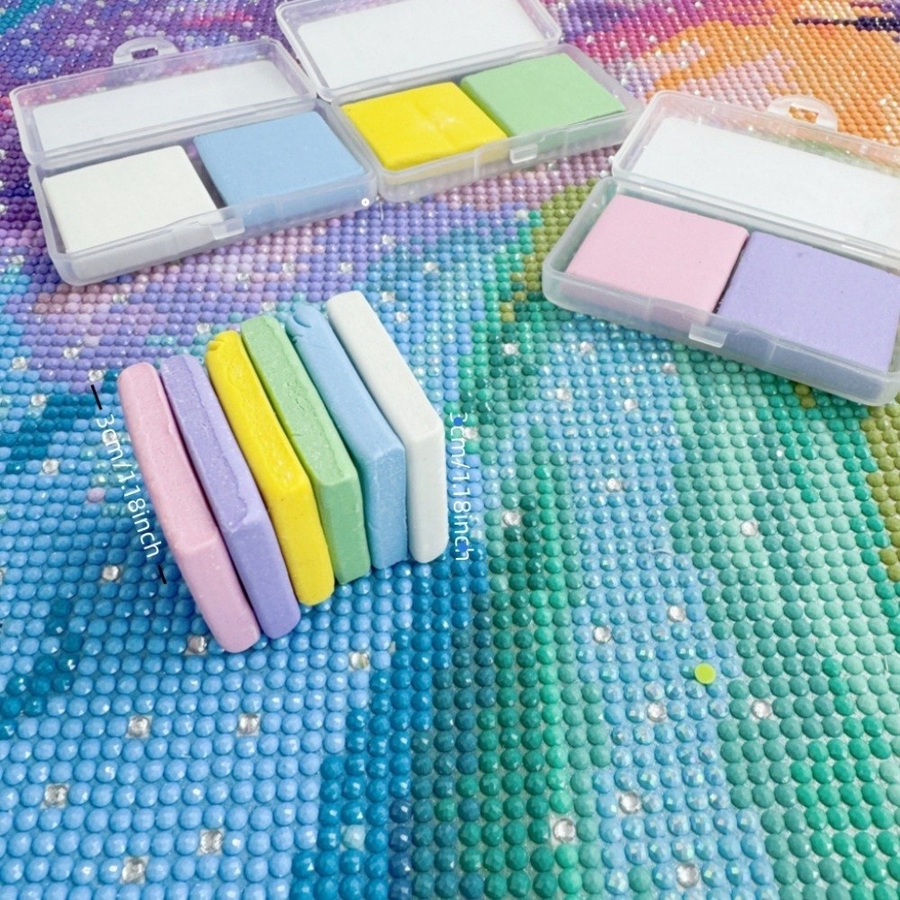 1/2PCS Silicone Diamond Painti - Embroidery Cream のレビューと価格