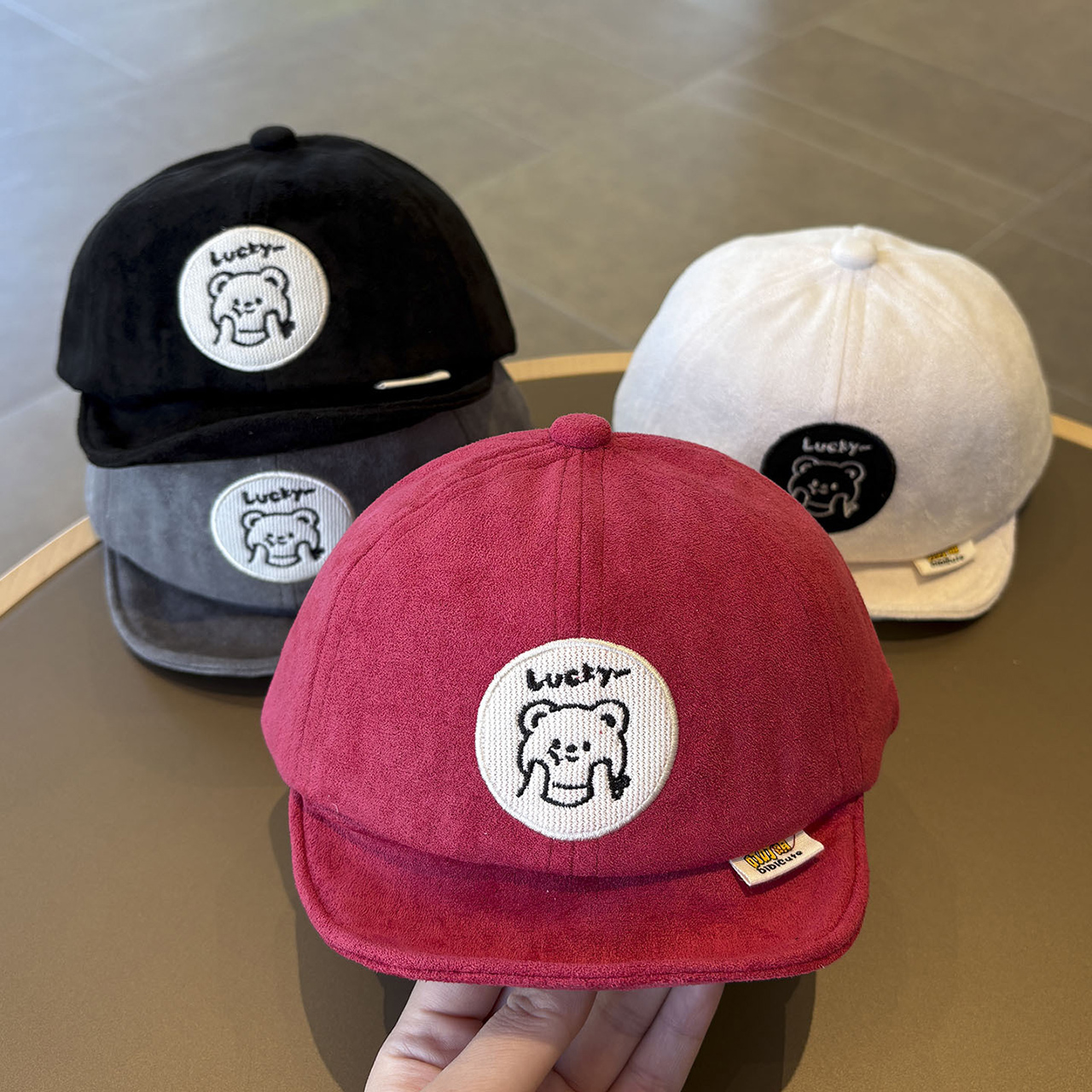 Solid Color Baby Baseball Hat  - Embroidery Letter のレビューと価格