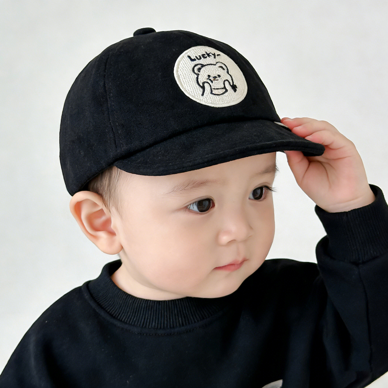 Solid Color Baby Baseball Hat  - Embroidery Letter のレビューと価格