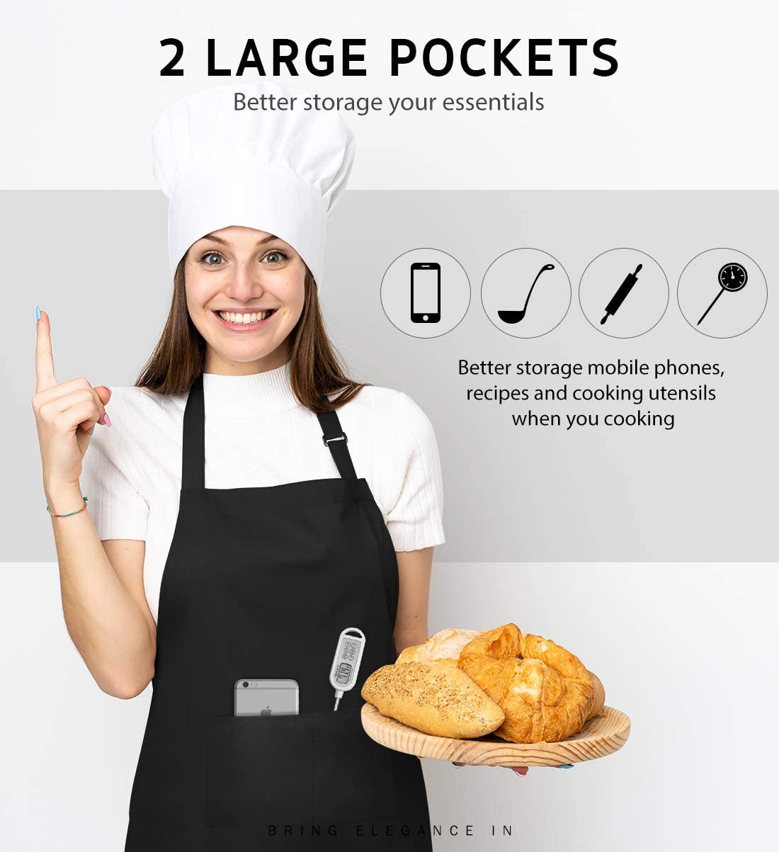 18 Colors Custom LOGO Aprons F - Embroidery Apron のレビューと価格
