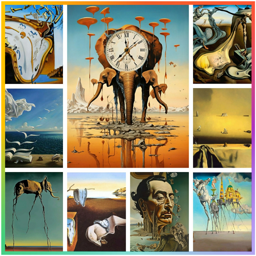 Surrealism Famous Artwork By S - Embroidery Cross Stitch Patterns のレビューと価格