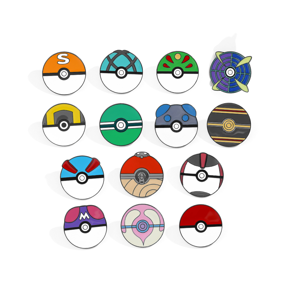 14 Pcs Cartoon Brooch Minimali - Embroidery Textile のレビューと価格