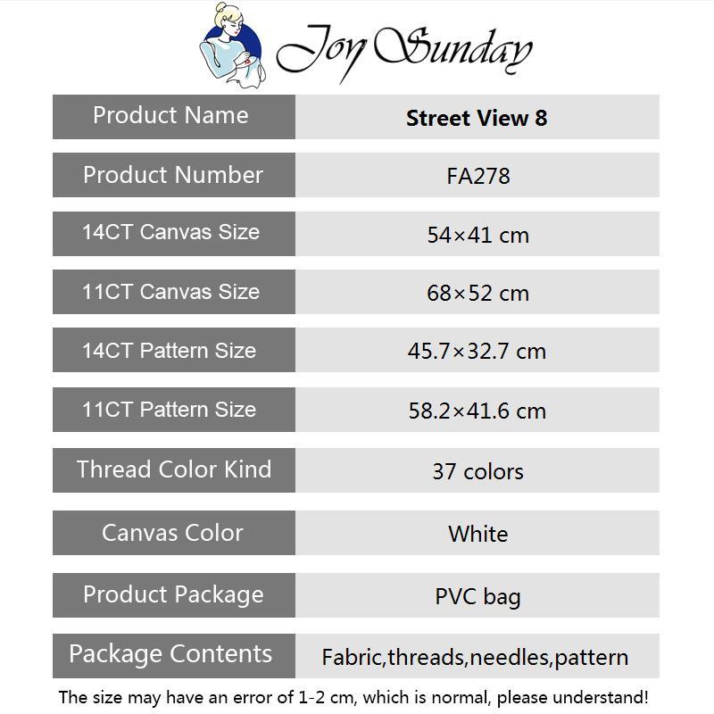Street View Joy Sunday Cross S - Embroidery X Stitch のレビューと価格