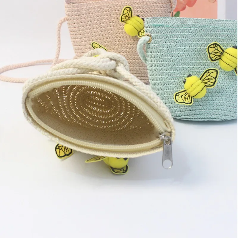Children's Straw Crossbody Bag - Embroidery Love のレビューと価格