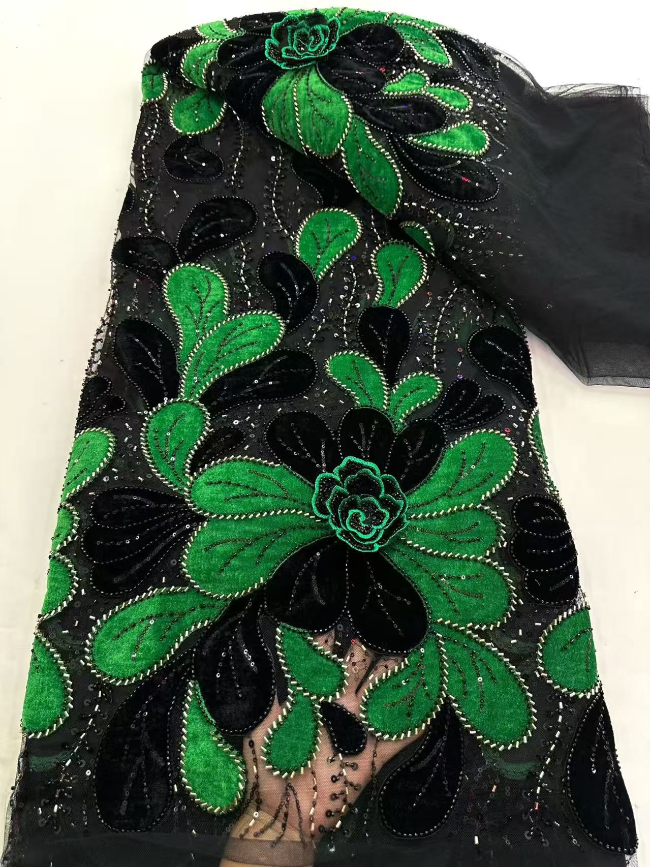 Latest African Velvet Lace Fab - Embroidery Jersey のレビューと価格