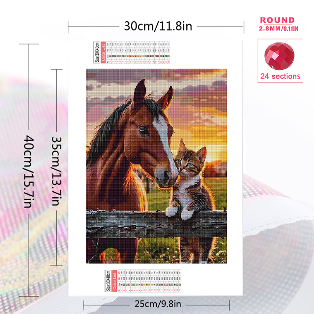 Momoart Diamond Mosaic Horse A - Embroidery Horse のレビューと価格