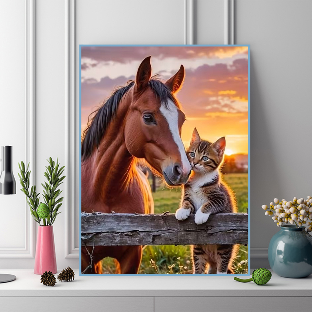 Momoart Diamond Mosaic Horse A - Embroidery Horse のレビューと価格
