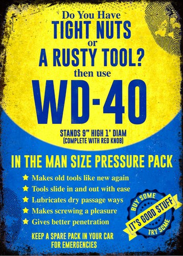 Vintage Retro WD40 Spray Garag - Embroidery Garden のレビューと価格