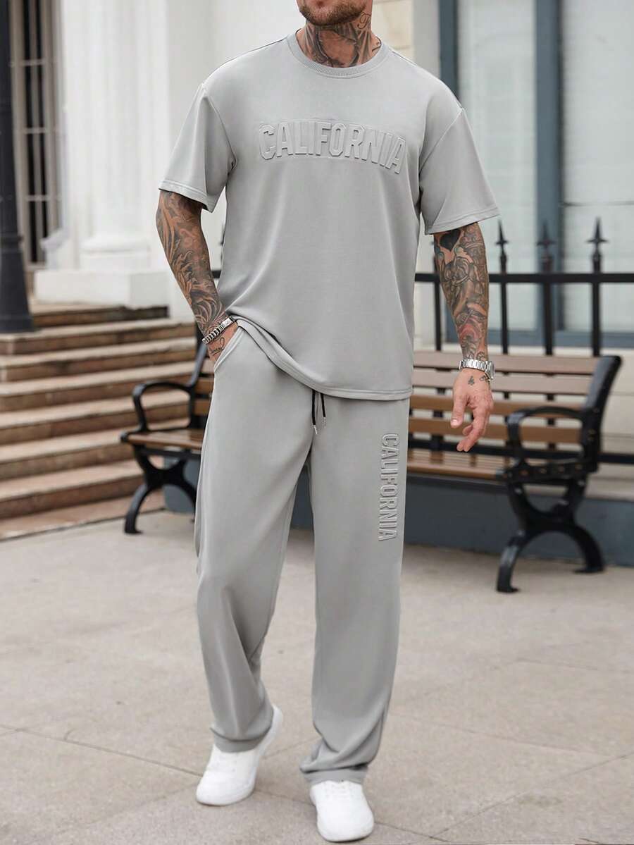 Mens Casual Solid Color Letter - Embroidery Letter のレビューと価格