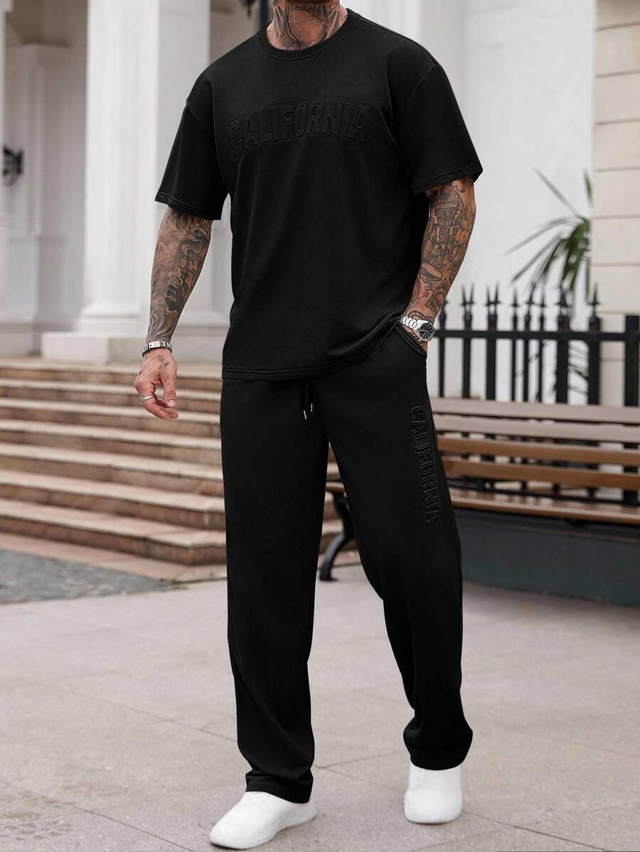 Mens Casual Solid Color Letter - Embroidery Letter のレビューと価格