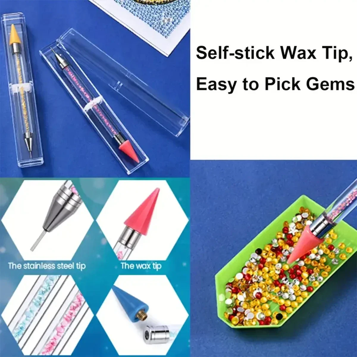 Waxless Diamond Painting Tool, - Embroidery Cream のレビューと価格