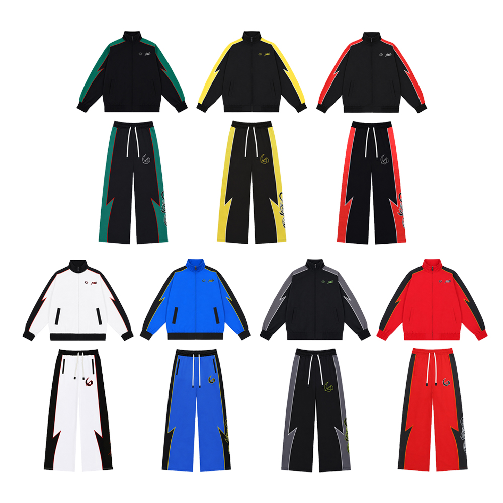 Y2k Streetwear Men's Sets Two  - Embroidery Letter のレビューと価格
