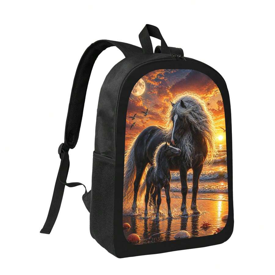 Dreamy Horse Sunset Print Back - Embroidery Horse のレビューと価格