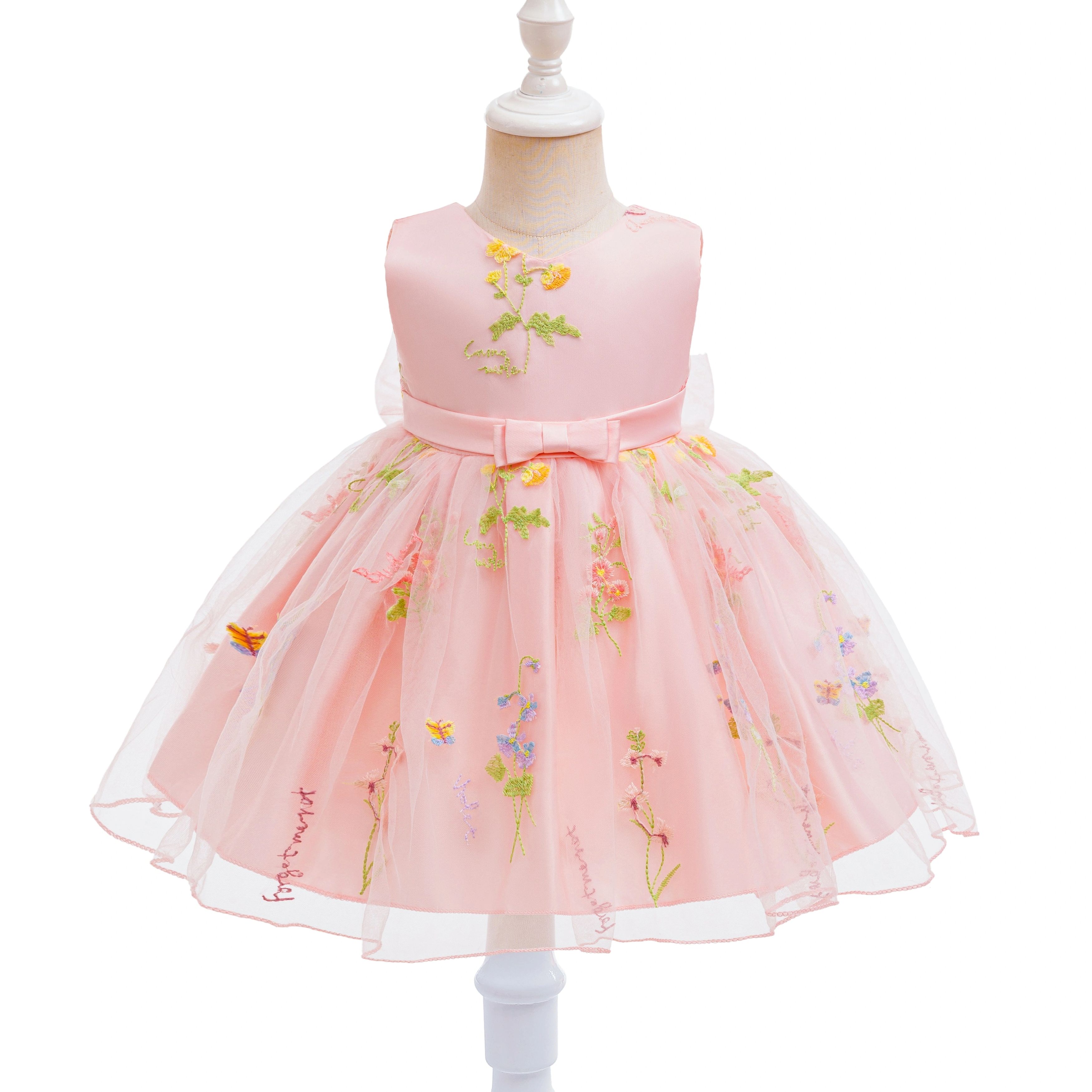 Baby Girls Party Dresses Embro - Embroidery Jersey のレビューと価格