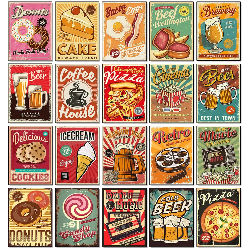 5D Diamond Painting Food Poste - Embroidery Kitchen のレビューと価格
