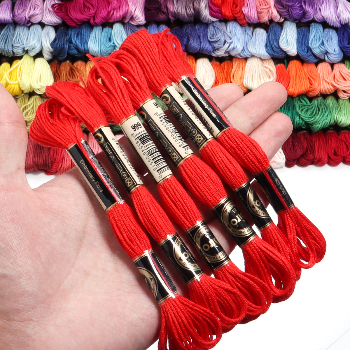6Pcs/Lot Multicolor Polyester  - Embroidery Computer のレビューと価格