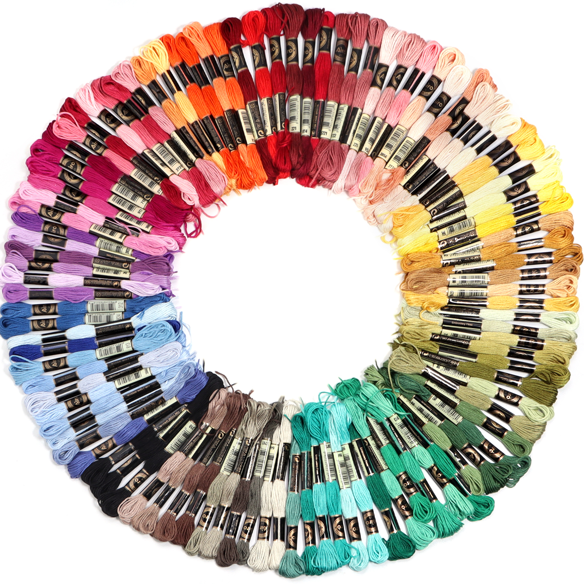 6Pcs/Lot Multicolor Polyester  - Embroidery Computer のレビューと価格
