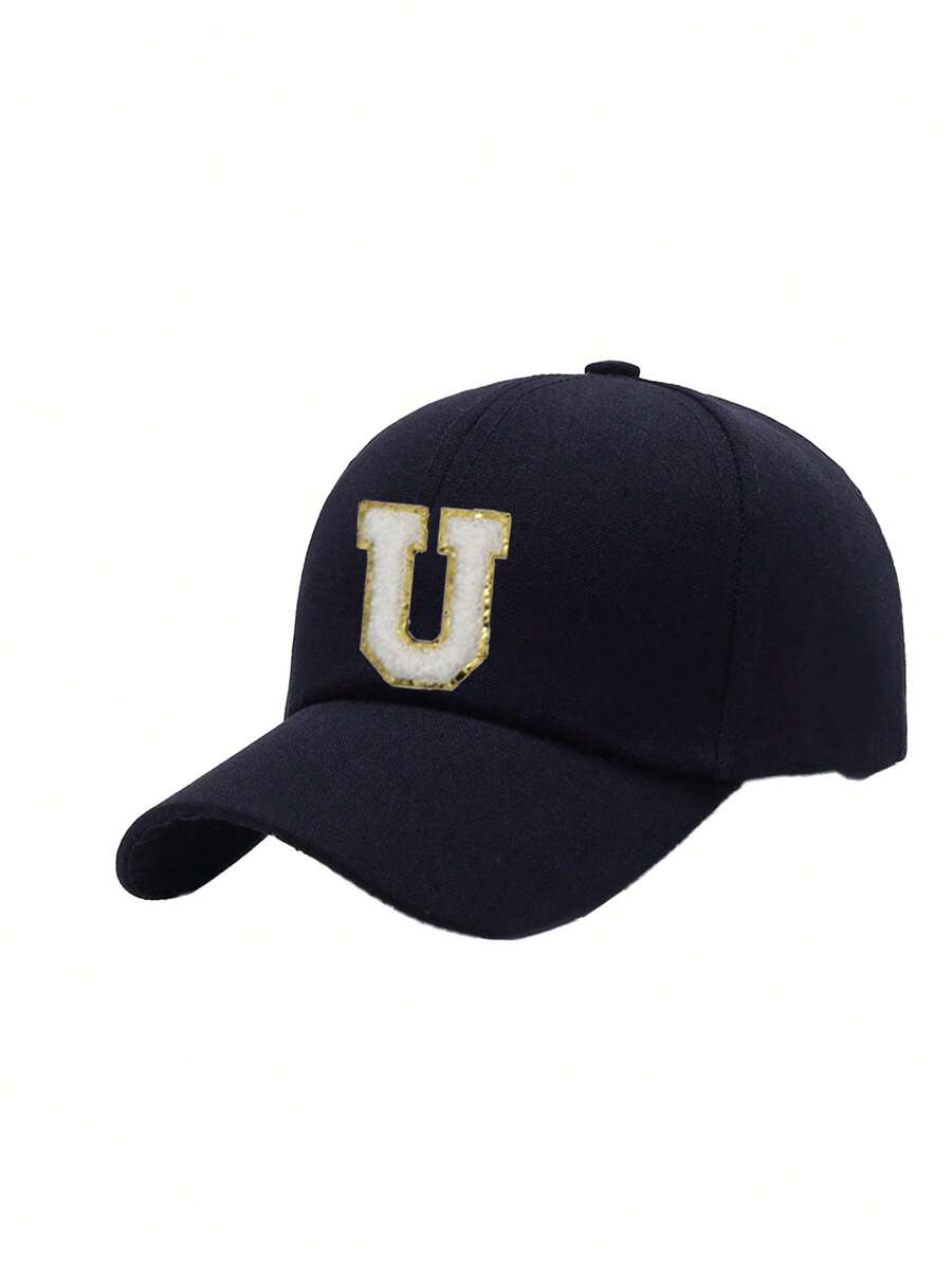 Adult Blue Baseball Cap With W - Embroidery Letter のレビューと価格