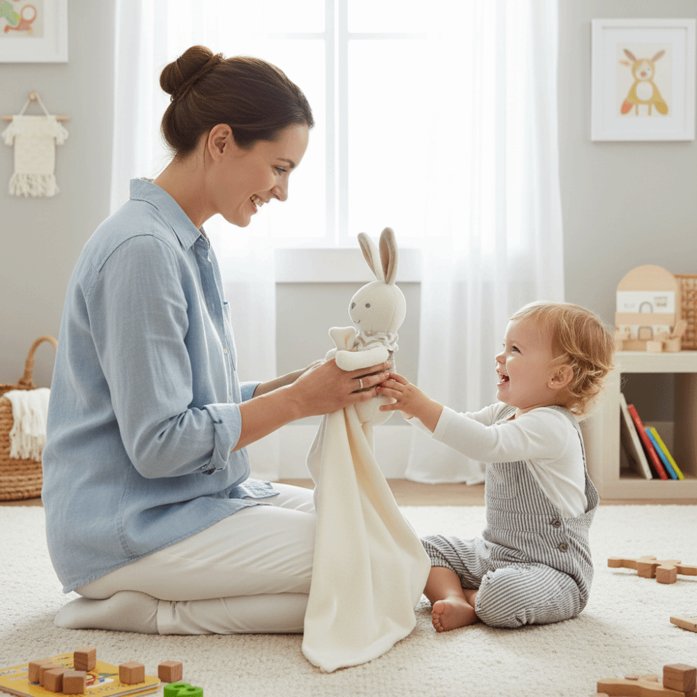 Square Shape Baby Rabbit Comfo - Embroidery Towel のレビューと価格