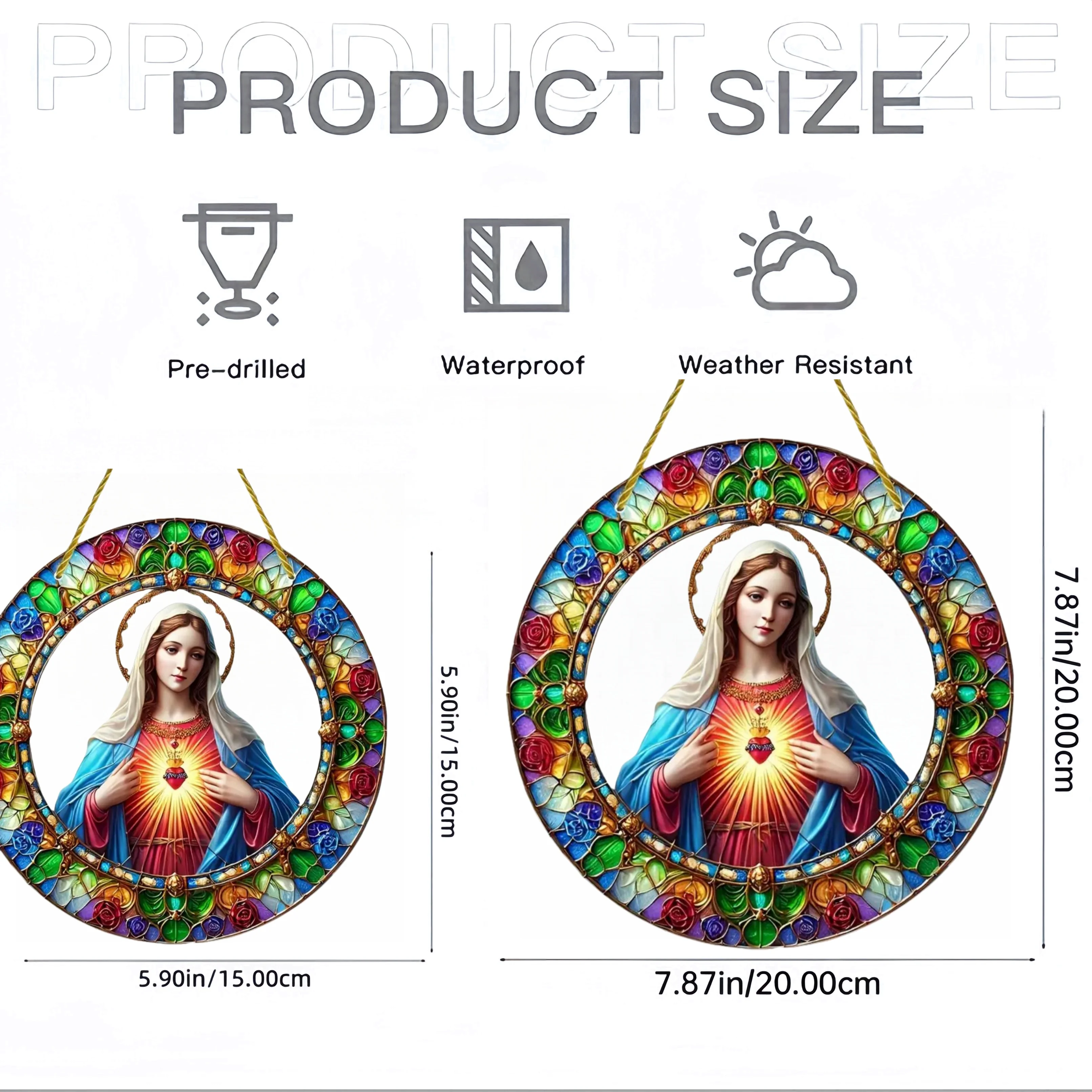 Christian Religion Mary Suncat - Embroidery Garden のレビューと価格
