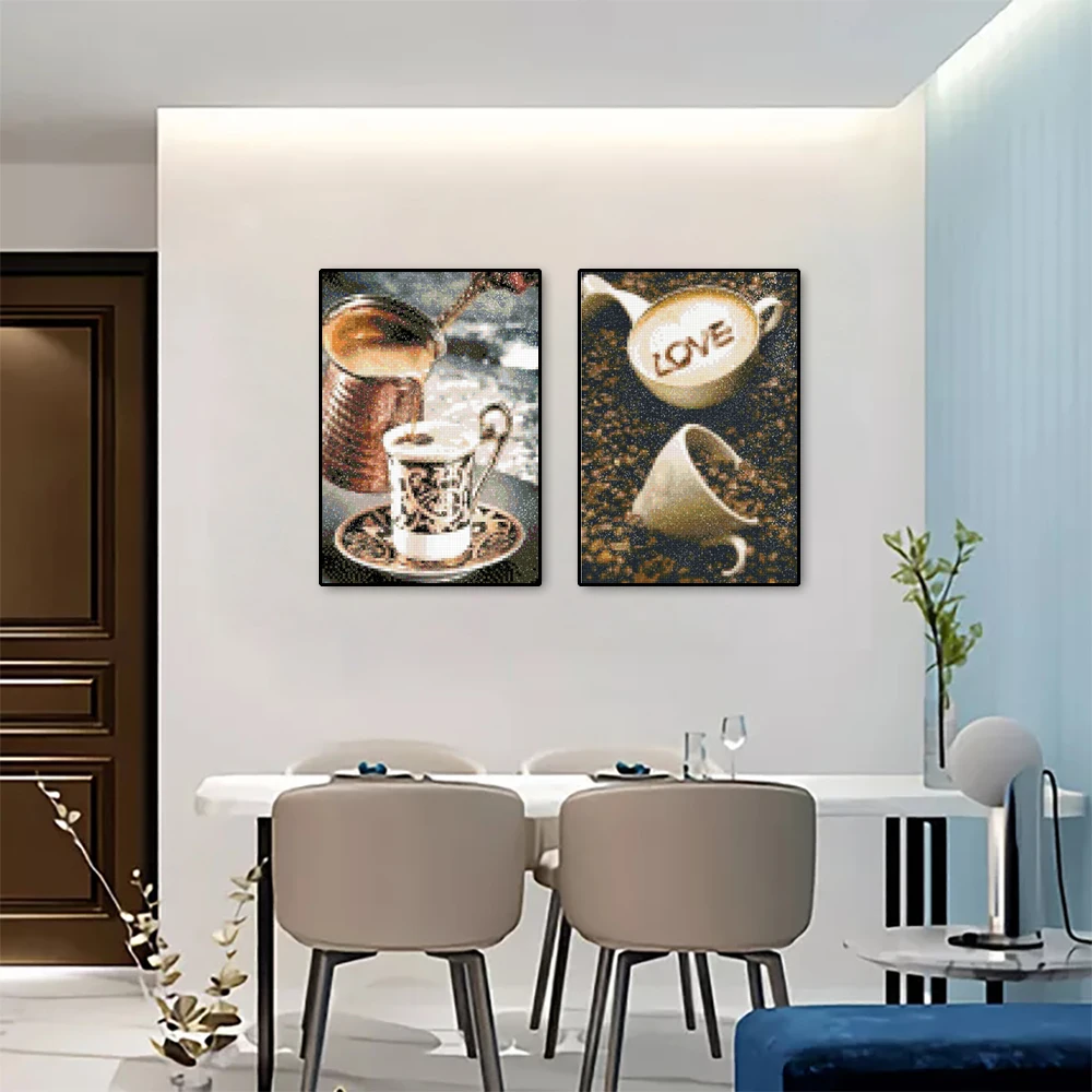 DIY 5D Diamond Painting Kitche - Embroidery Kitchen のレビューと価格