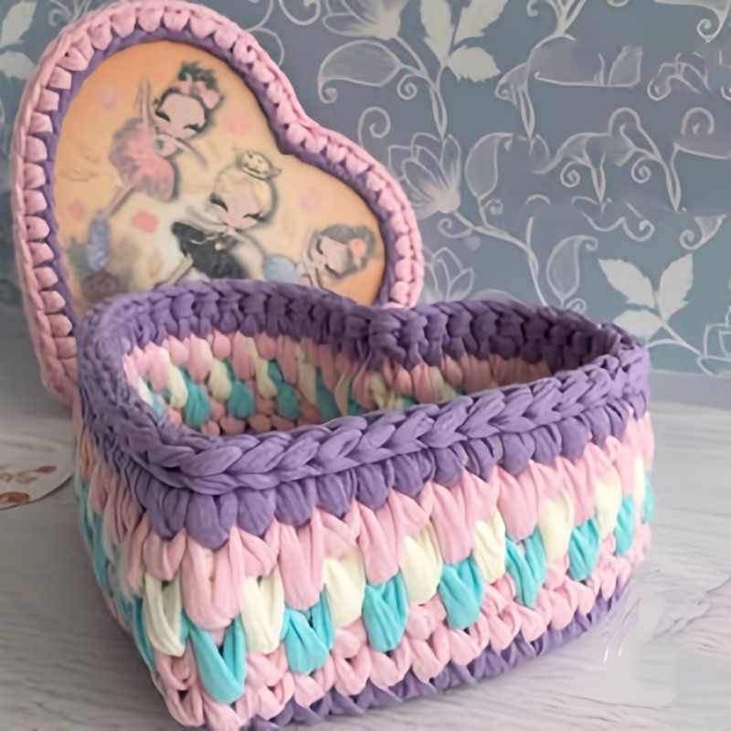 3pcs Heart-Shaped Crochet Bask - Embroidery Frame のレビューと価格