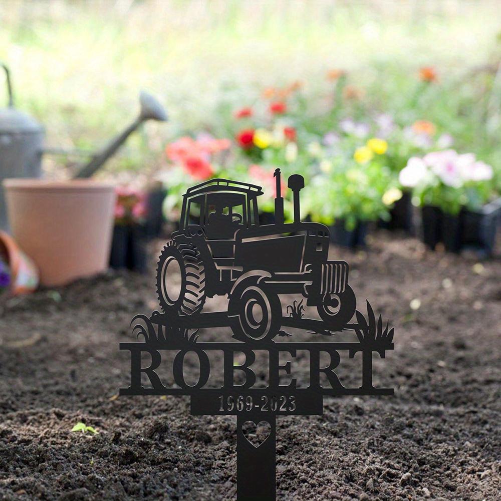 Custom Farmer Memorial Metal S - Embroidery Garden のレビューと価格