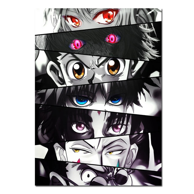 Anime Hunter x Hunter Eyes Art - Embroidery X Stitch のレビューと価格