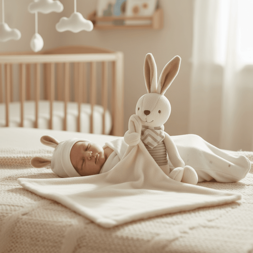 Square Shape Baby Rabbit Comfo - Embroidery Towel のレビューと価格
