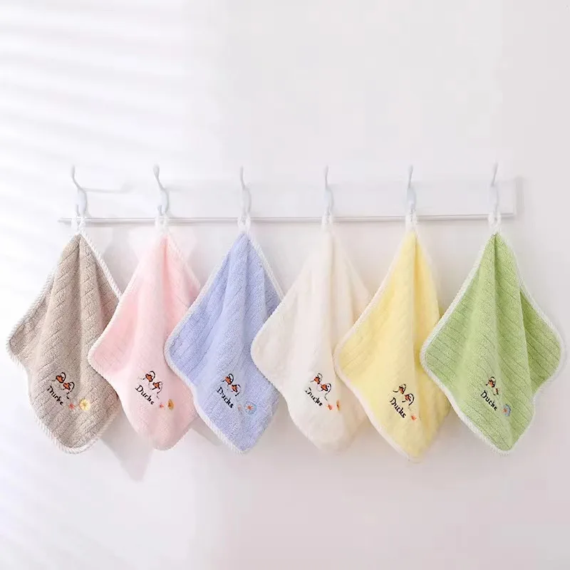 5pcs Set Baby Towel Coral Velv - Embroidery Towel のレビューと価格