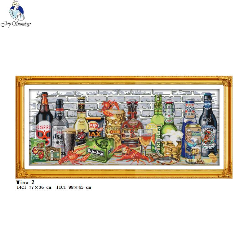 Wine and Bottle Collection Pri - Embroidery Kitchen のレビューと価格