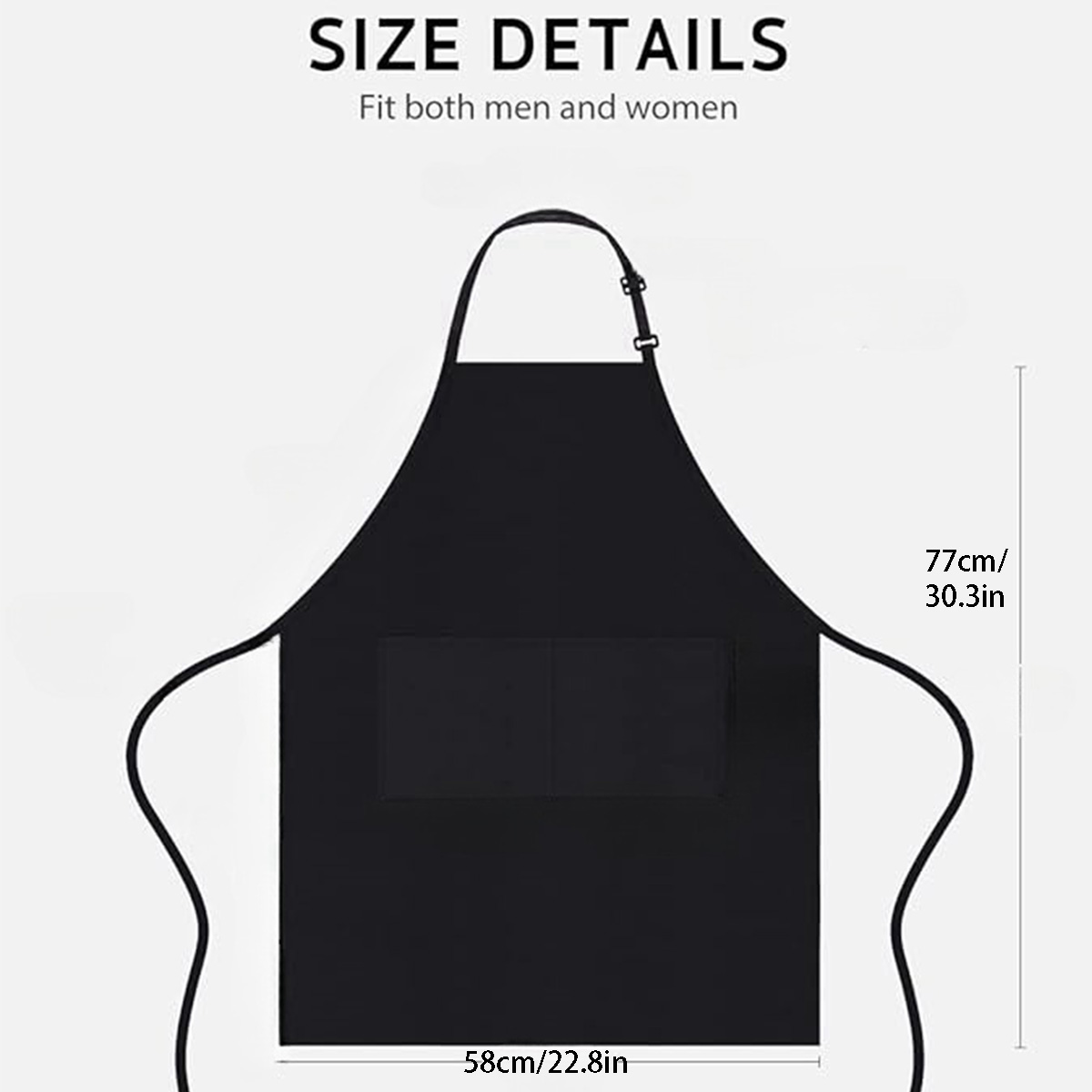 2-piece set; Simple solid colo - Embroidery Apron のレビューと価格