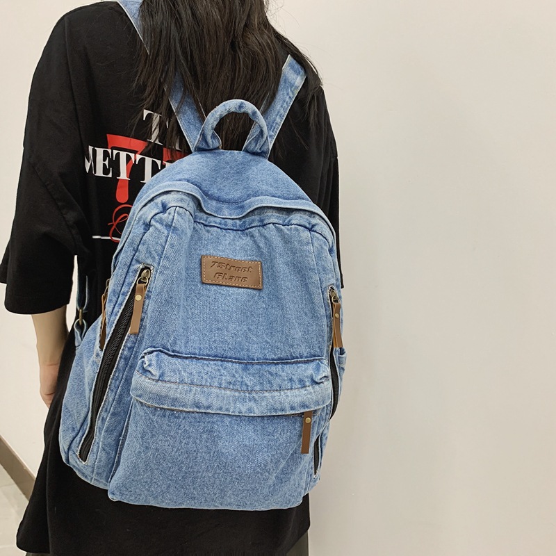 Denim Fashion Backpacks for Sc - Embroidery Frame のレビューと価格