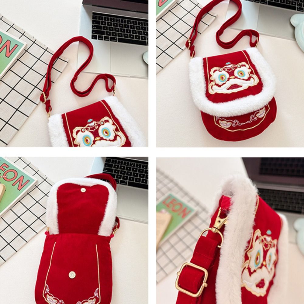 Lion Dance Money Packing Bag C - Embroidery Horse のレビューと価格