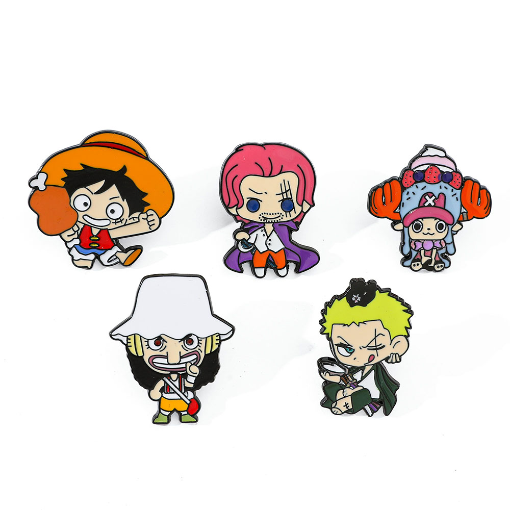 5 Pcs Creative anime Brooch Ha - Embroidery Textile のレビューと価格