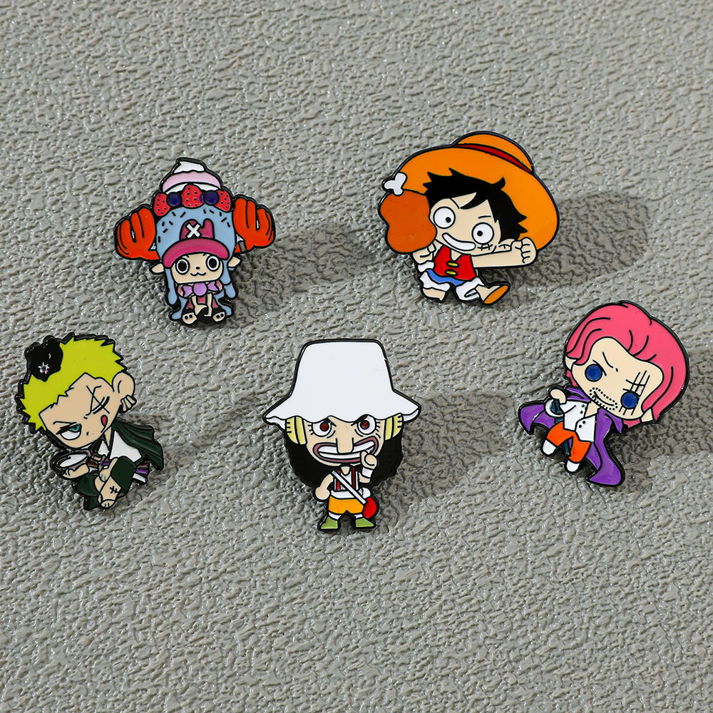 5 Pcs Creative anime Brooch Ha - Embroidery Textile のレビューと価格
