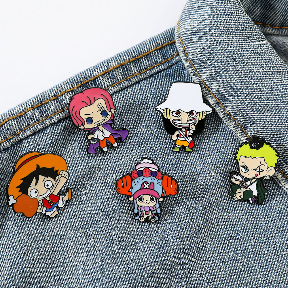 5 Pcs Creative anime Brooch Ha - Embroidery Textile のレビューと価格