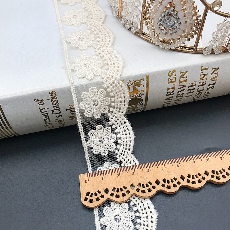 3Yards/Lot Embroidery White Be - Embroidery Jersey のレビューと価格