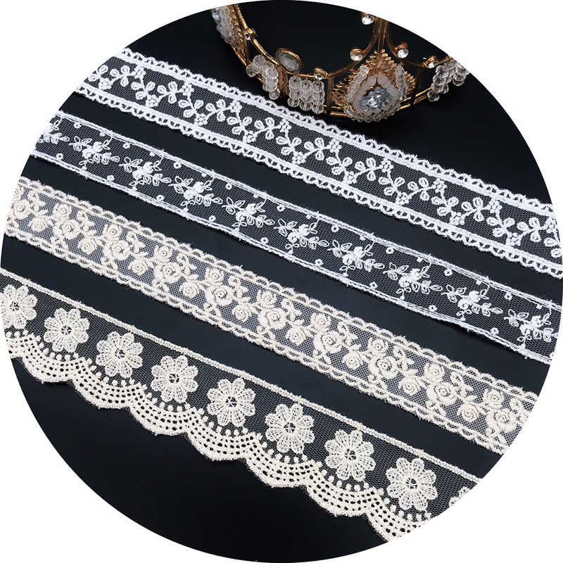 3Yards/Lot Embroidery White Be - Embroidery Jersey のレビューと価格