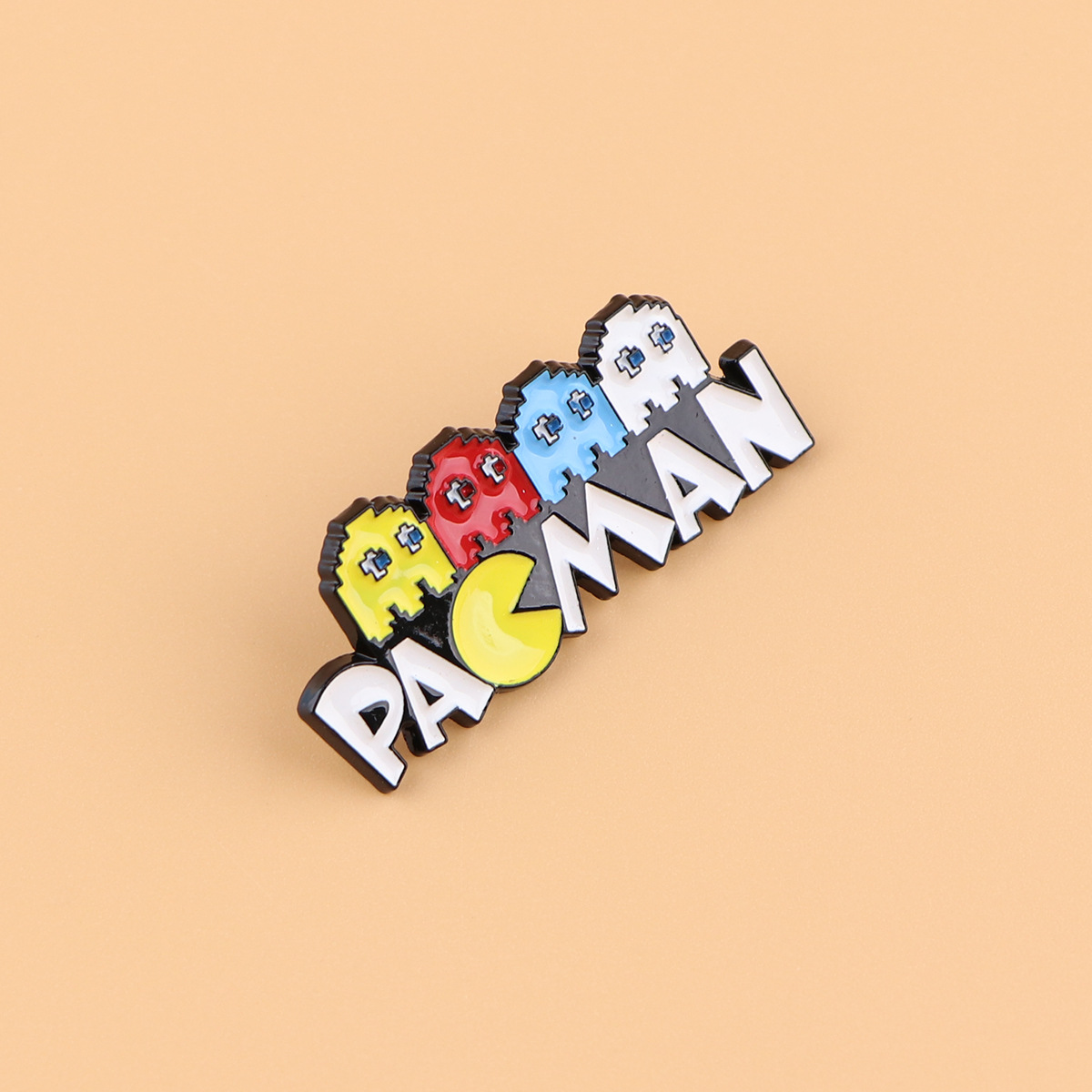 Pac-Man Game Brooch Pin Badge  - Embroidery Textile のレビューと価格