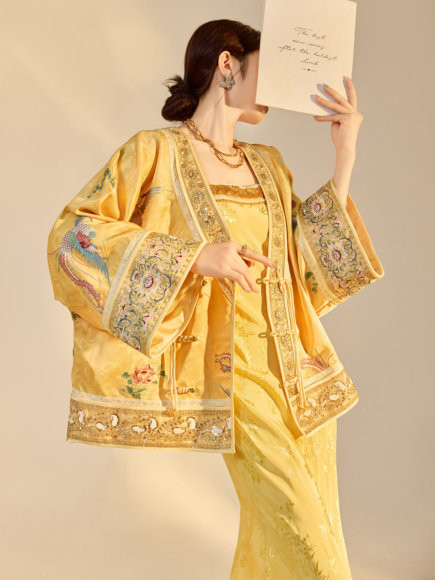 Autumn New Fashion V-neck High - Embroidery Knit のレビューと価格