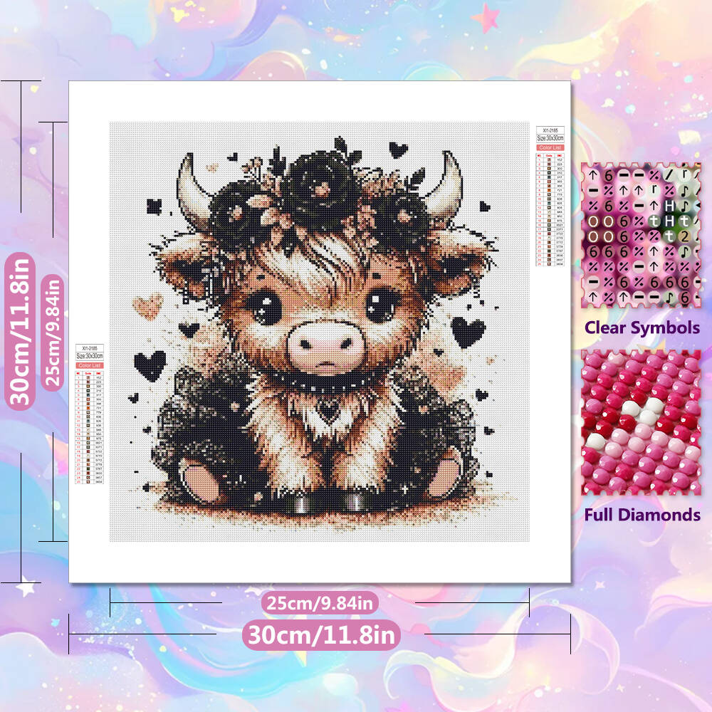 DIY Diamond Painting Highland  - Embroidery Love のレビューと価格