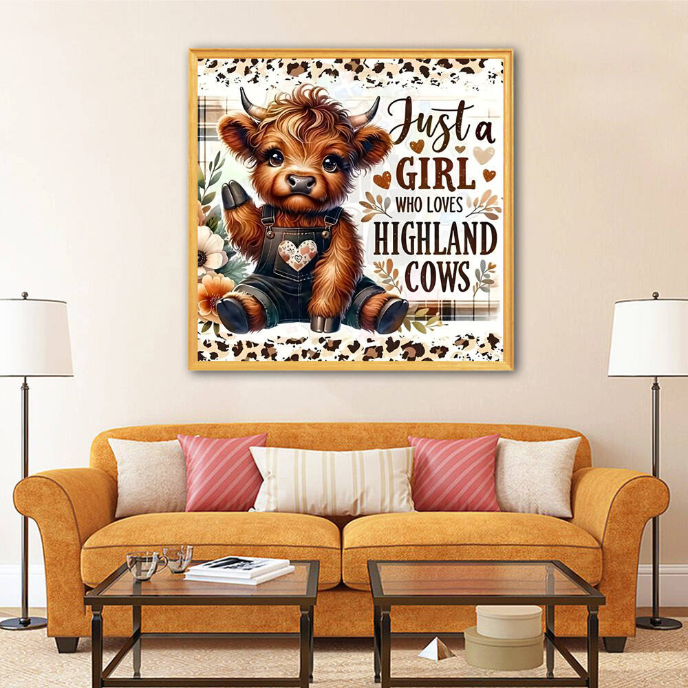 DIY Diamond Painting Highland  - Embroidery Love のレビューと価格